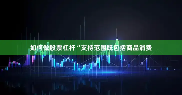 如何做股票杠杆“支持范围既包括商品消费